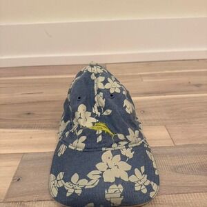 VTG Tommy Bahama blue floral baseball cap #summer #holidayvibes #floral
